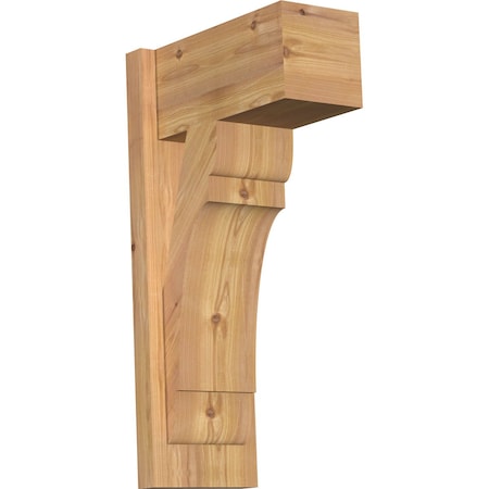 Ekena Millwork Olympic Block Smooth Outlooker, Western Red Cedar, 7 1/2"W x 14"D x 26"H OUT08X14X26OLY05SWR